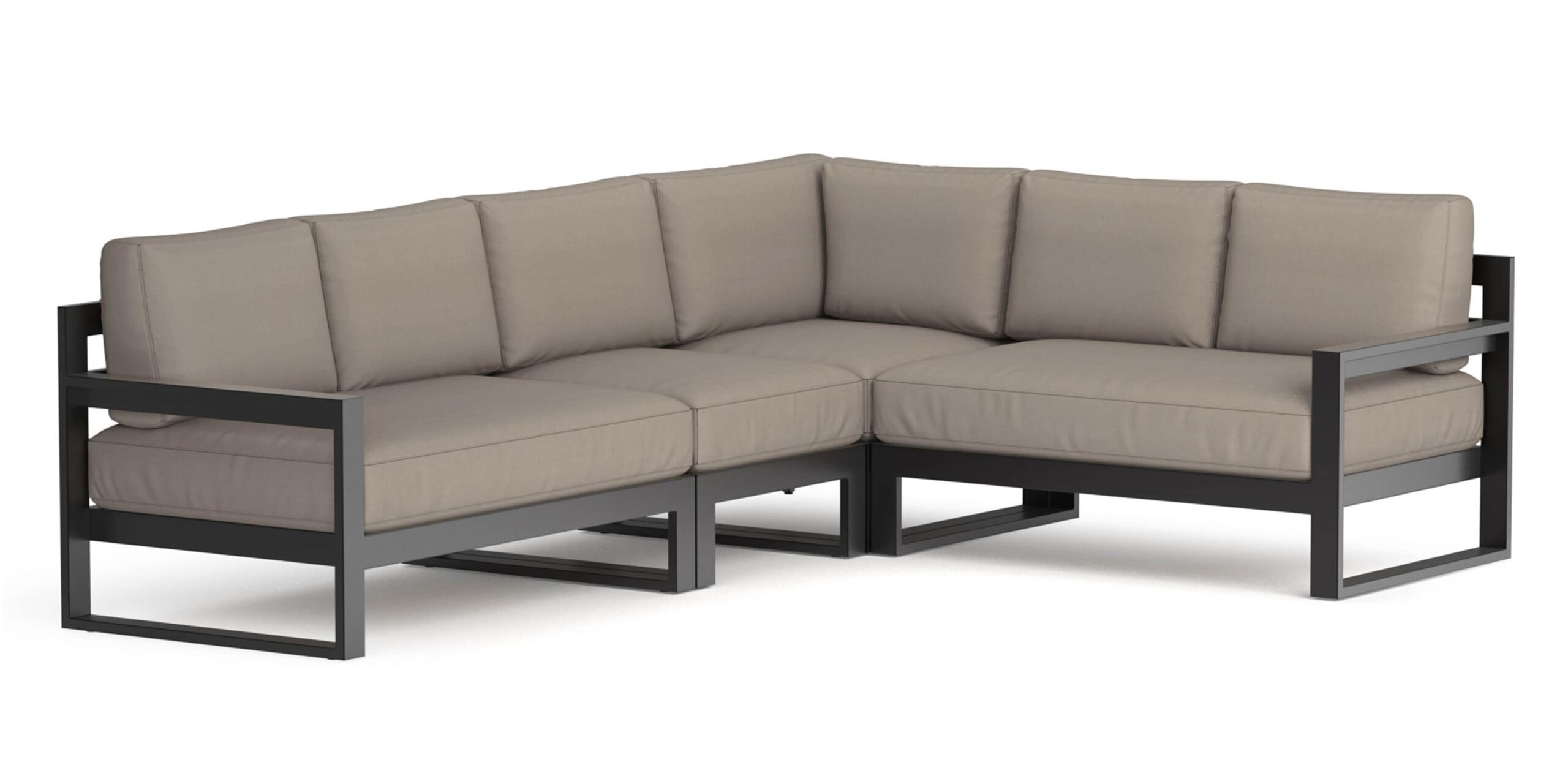 ae08862e986b59f52942cb412f777be2 Bonavista Outdoor Track Arm Sectional - Image 1