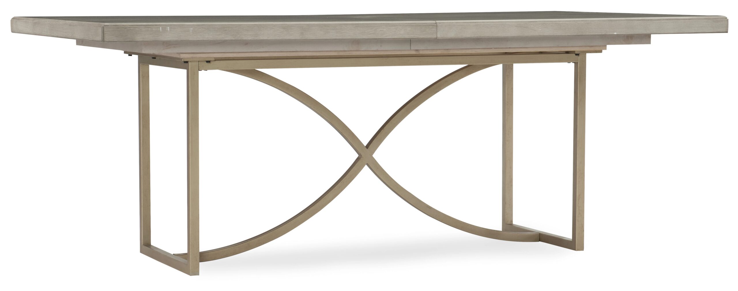 1046f60d0631f93a3fbf04ac93977a40 Elixir 80in Rectangular Dining Table with 1-20in Leaf - Image 1