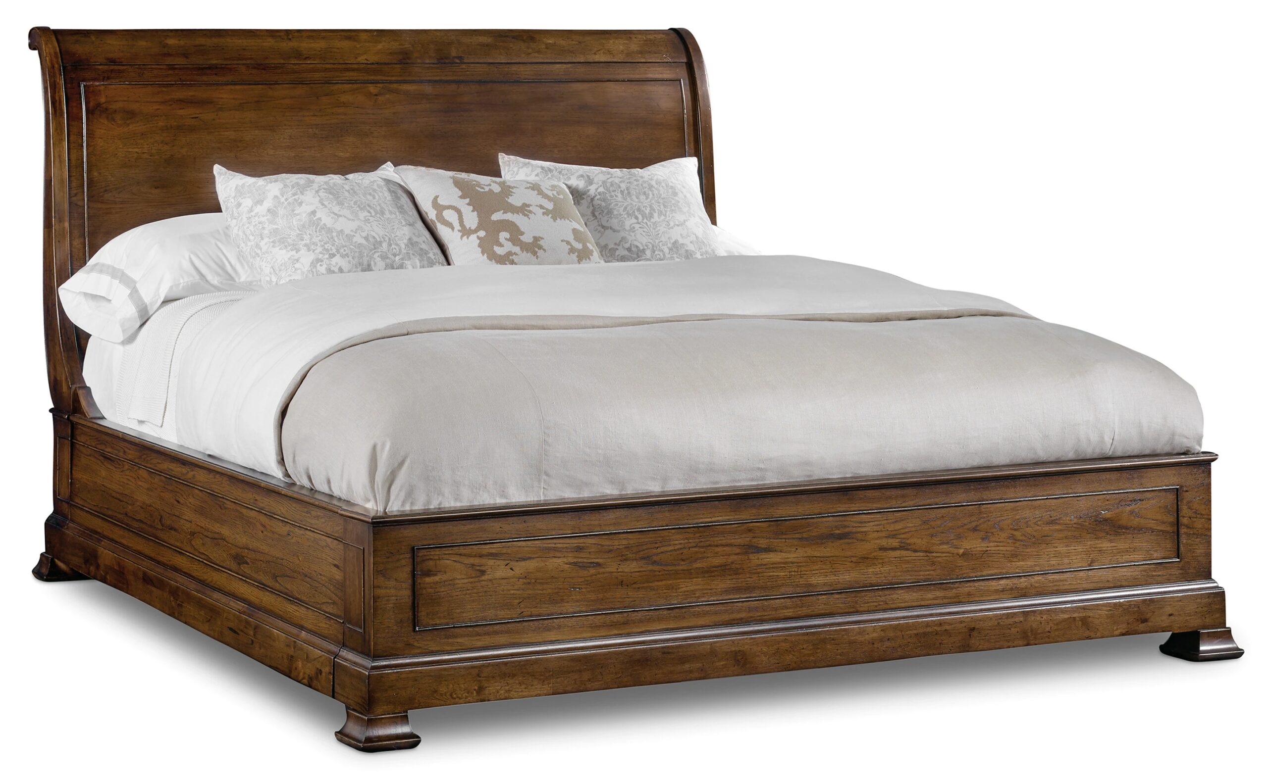 3406d75c7849ca61df7e3822f5db3877 Archivist King Sleigh Bed withLow Footboard - Image 1