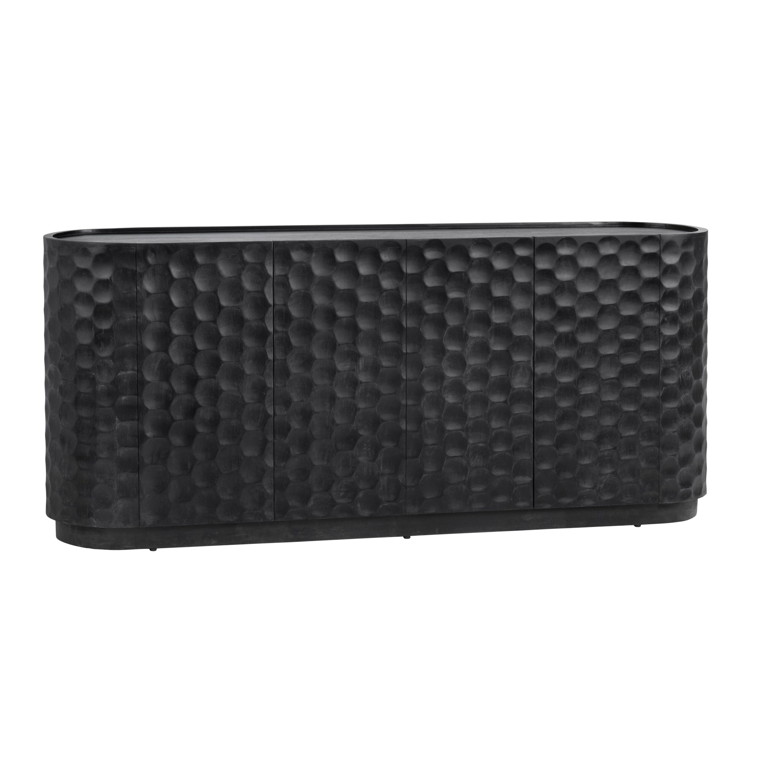 ae0345214cd29cc31bc9ac83fabc655e Gibson Four-Door Sideboard (Black) - Image 1