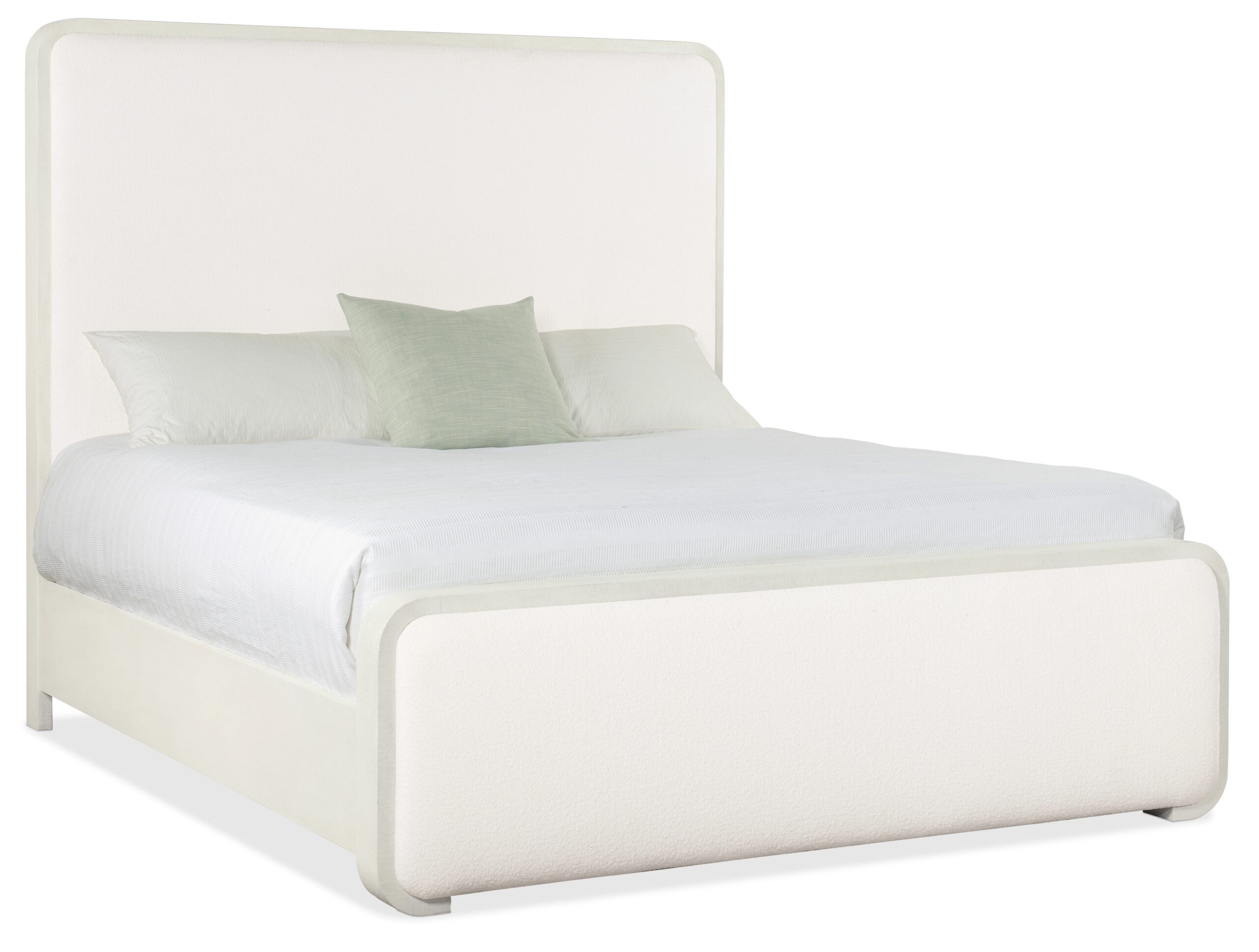 f49e274a3a3f3fc33d166ca261f4209e Serenity Ashore Cal King Upholstered Panel Bed - Image 1