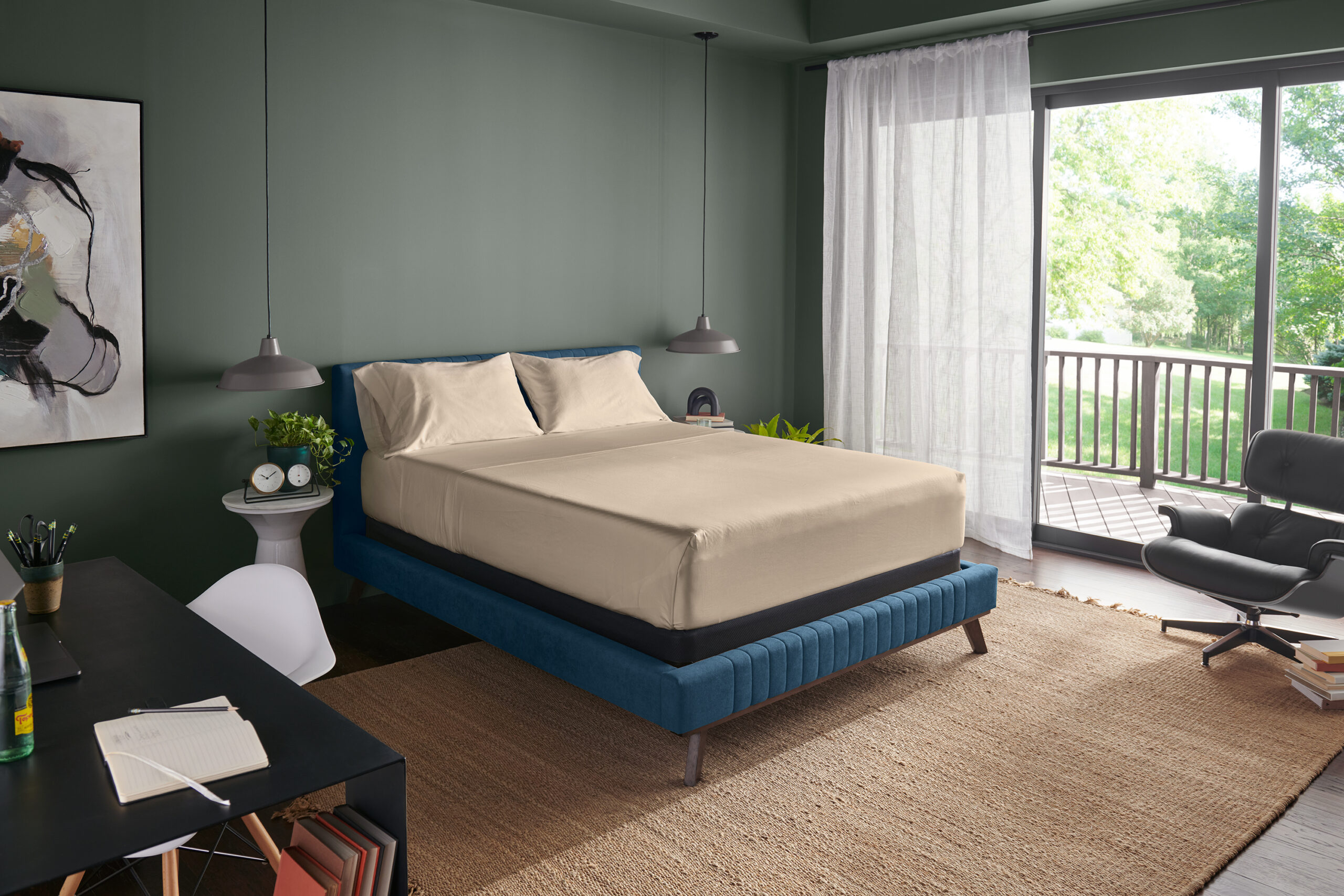 ef454b382c44b7292826df0d5b841e79 TEMPUR-Adapt Luxe Egyptian Cotton Sheets - Sandstone - Image 1