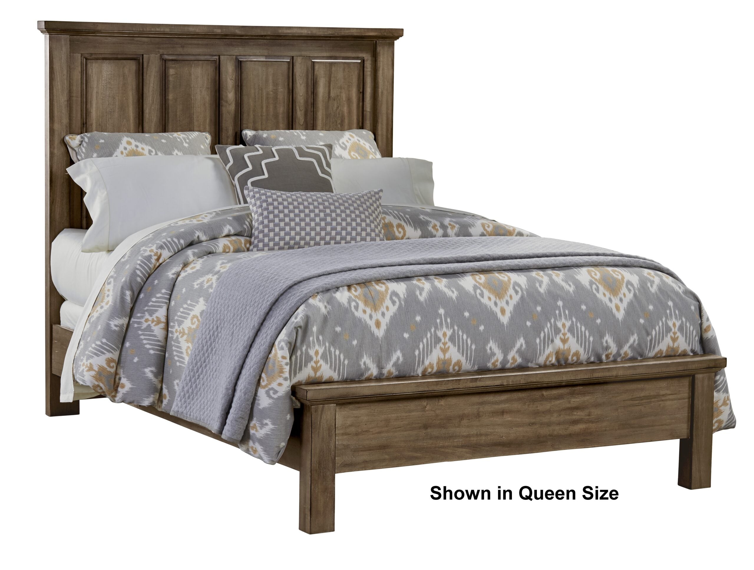 700e53b5df93a3a7d77bfec3abdbfa40 Maple Road Mansion Bed With Low Profile Footboard - 117-669/966/733/MS2 - Image 1