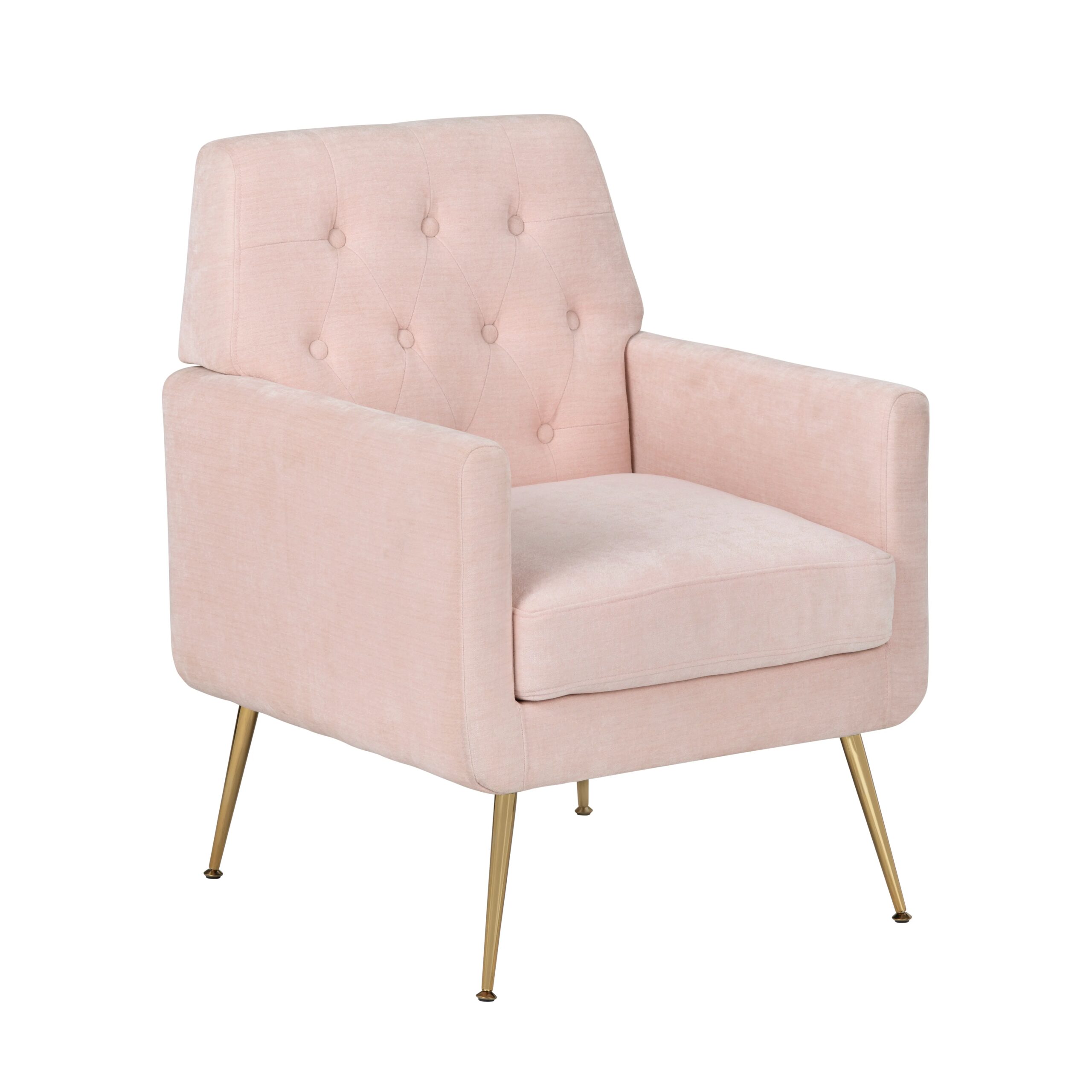 a6042faf2d9fa90e75970716a043efc9 Accent Chair - Blush Pink - Image 1