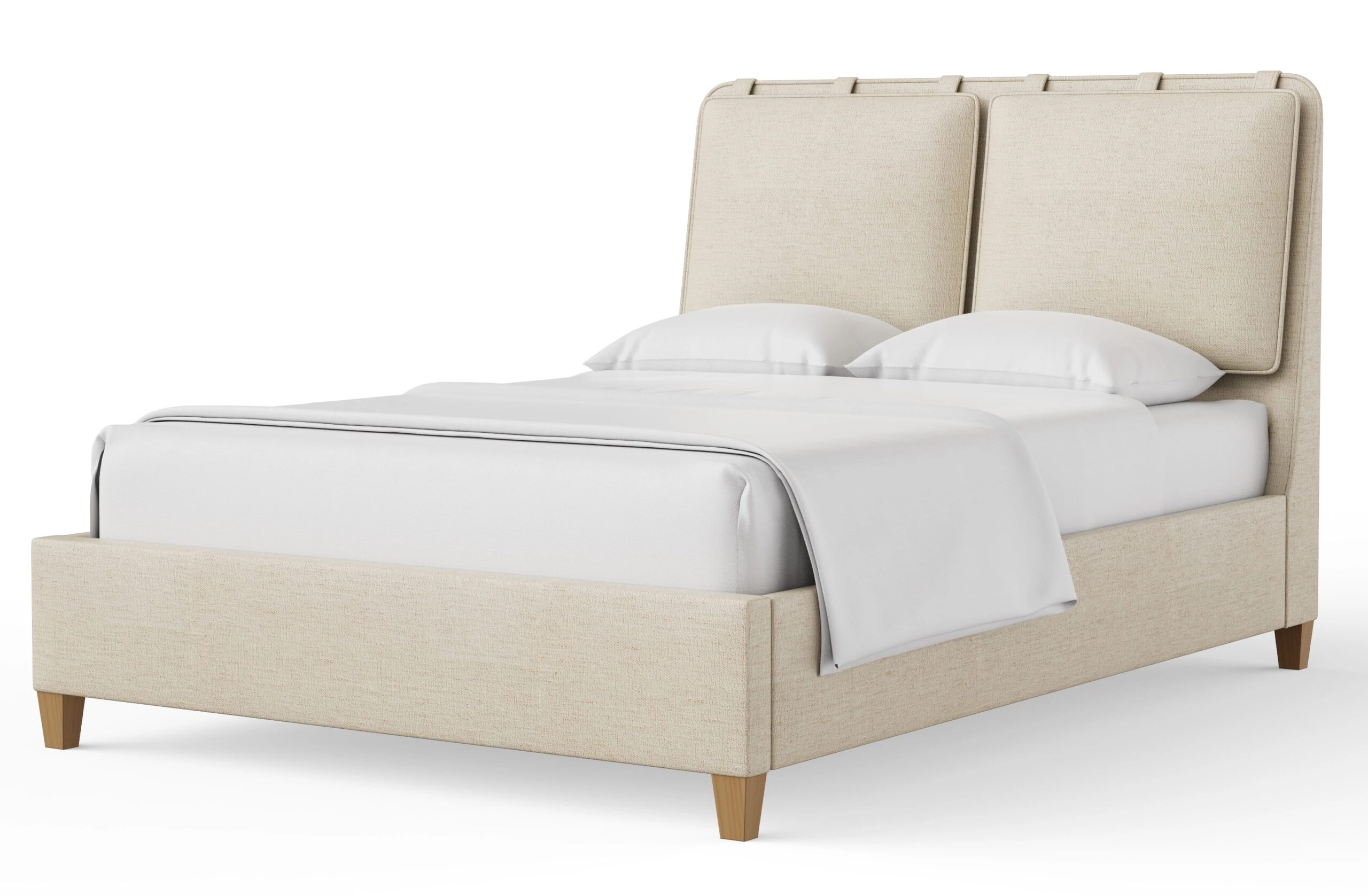 41a030520a576737e8c451953a108d95 Nordhaven King Uph Bed-sandstone - 853-661K-166K-822K-404 - Image 1